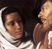 VOUET, Simon The Fortuneteller (detail) aer oil painting